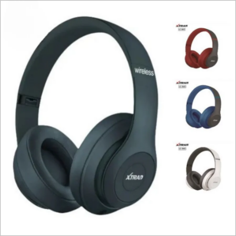 Headphone Bluetooth XTRAD LC-815 Extra Bass e Design Dobrável