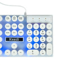 Combo Retro TEC802 – Teclado Round Keys & Mouse Gamer