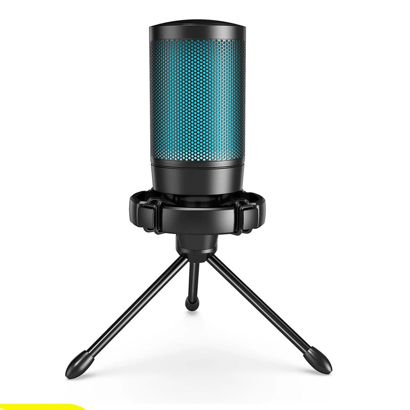 AmpliGame A2 – Microfone Condensador RGB Plug & Play